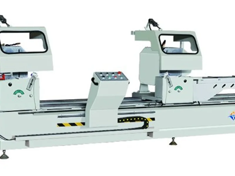 Double-axis profile copy router for hardware installation cuts.