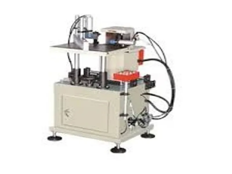 Heavy-duty profile end-milling machine for structural mullion joins.