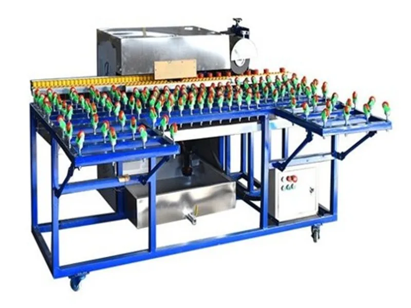 Pneumatic punching press for rapid corner joint preparation.
