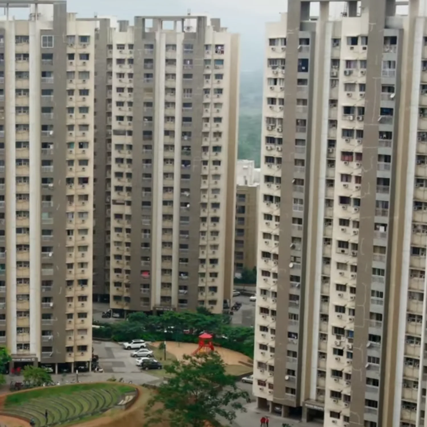 Casa Rio project - Premium casement and sliding profiles installed across towers.