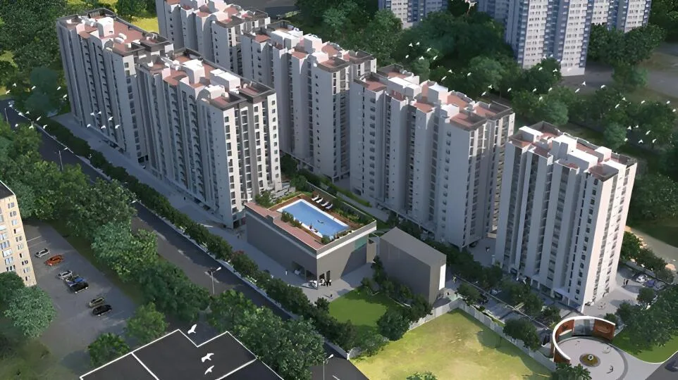 Lodha Giardino - High-rise residential glazing matching garden views.
